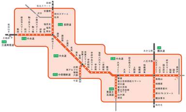 高速道路周遊パス対象エリア