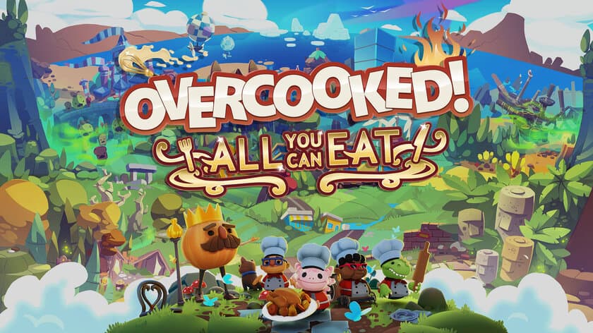 《OVERCOOKED!(オーバークック)王国のフルコース》
4Kでリマスターされたゲーム紹介映像を2020年10月2日公開！