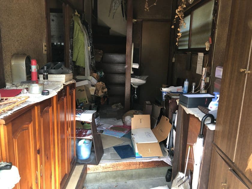 遺品整理のk-acting、12月に戸建ての遺品整理を実施　
トラック約4台分の荷物を整理＆リフォーム工事も提供