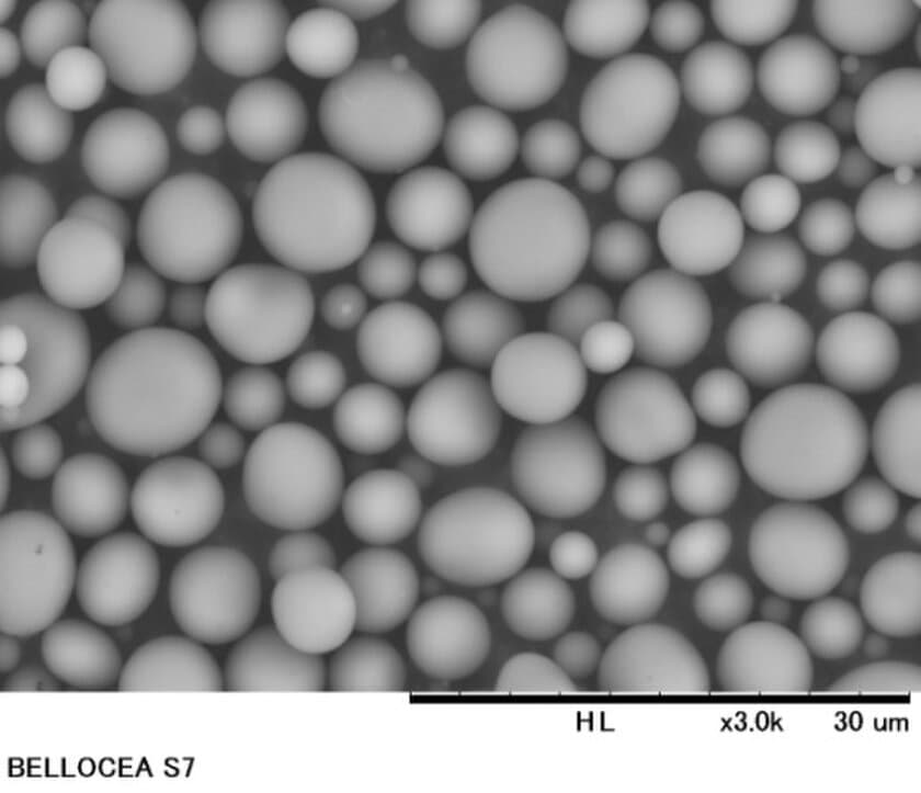 界面活性剤に代わる、環境にやさしいアイデア　
酢酸セルロース真球微粒子「BELLOCEA(R)」を用いた
ピッカリングエマルションを開発