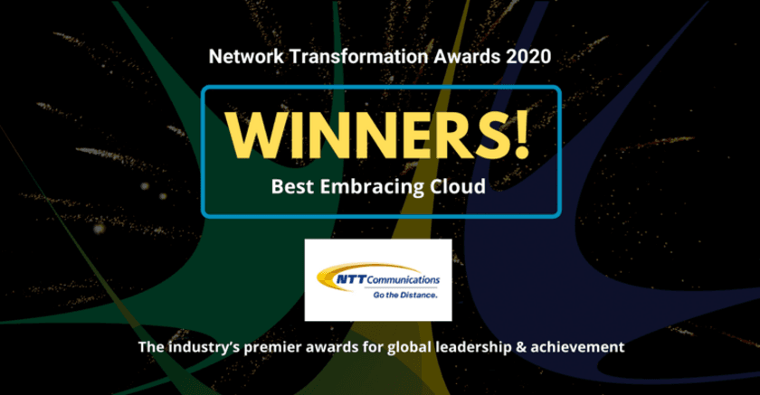 Layer123主催の
「Network Transformation Awards 2020」において
「Operator Award: Embracing Cloud」を受賞