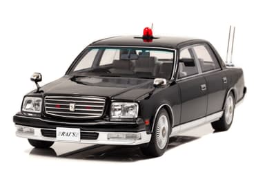 左前：RAI'S 1/18 トヨタ センチュリー (GZG50) 2005 警察本部警備部要人警護車両