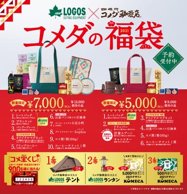 2021年コメダの福袋 商品詳細