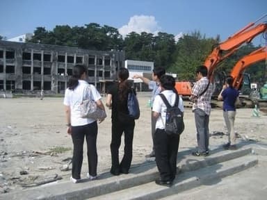 横浜市立大学学生の被災地実習