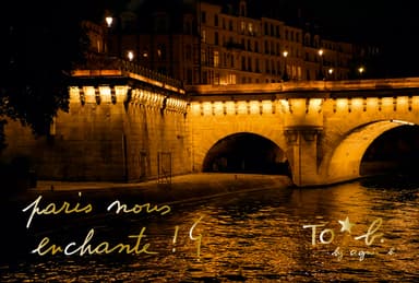 paris nous enchante！(パリ、私たちを魅了する街)