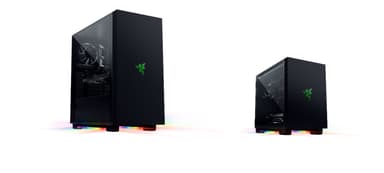 左：Razer Tomahawk ATX　右：Razer Tomahawk Mini-ITX