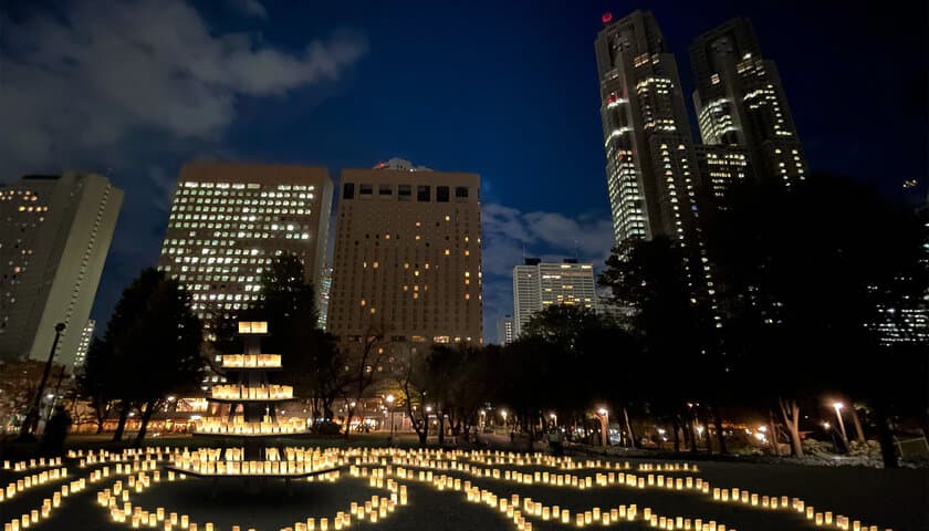 3,000個の灯で彩る キャンドルナイト@新宿中央公園　
2020年12月25日・26日開催