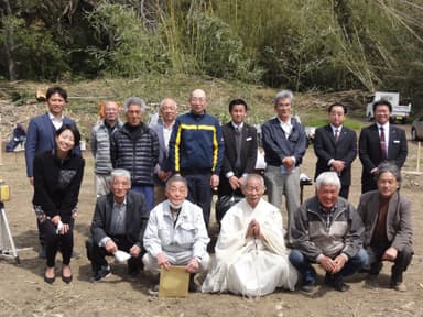 ワイナリー建屋の地鎮祭