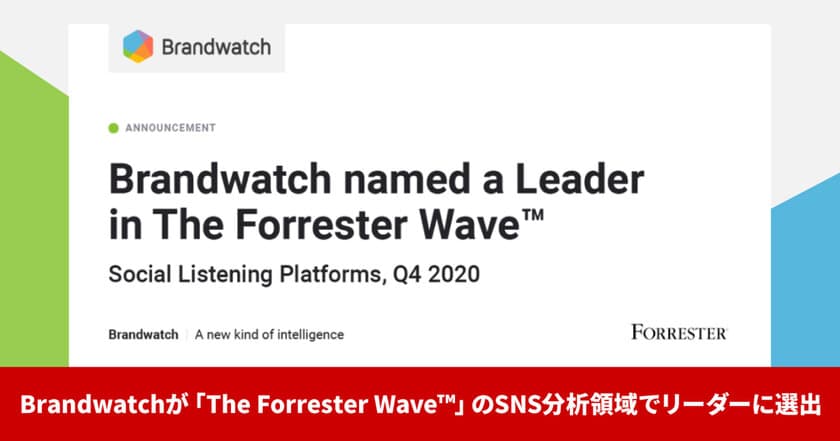 ブレインパッドが取り扱う「Brandwatch」が、SNS分析領域のリーダーに選出