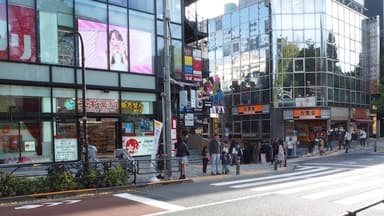 原宿駅前の様子