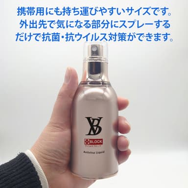 ウイルスブロック　アンチウイルスリキッド50ML_手のひらサイズ