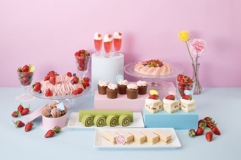 京都タワーホテルの“レトロかわいい”いちごスイーツビュッフェ
『Sweets Buffet ～Strawberry RETRO CAFE～』　
2021年1月23日(土)から土・日・祝限定開催