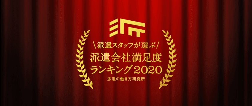 派遣の働き方研究所、
「派遣会社満足度ランキング2020」を発表