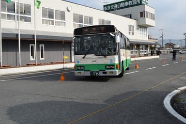 昨年の様子（基本運転：蛇行運転）