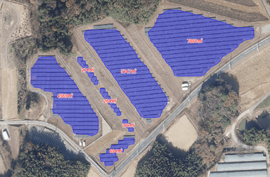 事業用太陽光発電設備(償却資産)の判読