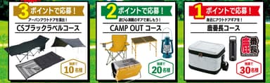 抽選で当たる！アウトドアグッズ