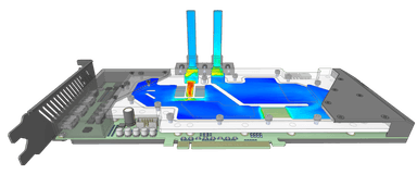 Ansys Discovery には流体と固体の熱挙動を簡単に予測する機能が搭載