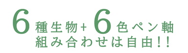 オンリーワン！！組み合わせは自由自在