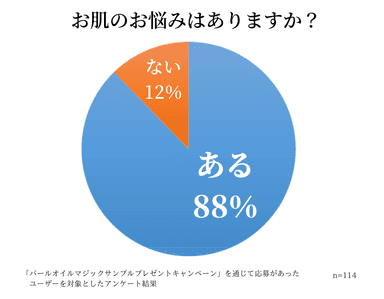 お肌の悩みはありますか？