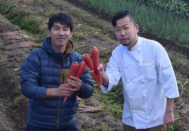 地元農家の銭谷農園さんにご協力をいただきました。