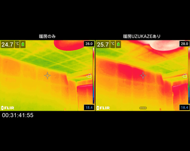 サーモ動画　暖房