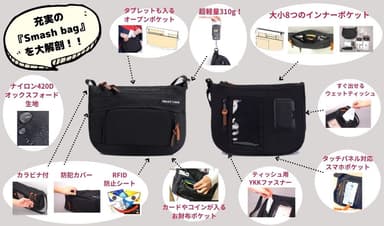 『Smash bag』の収納力の秘密