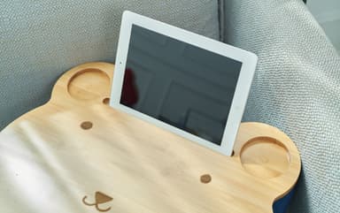 iPadなどを固定できる