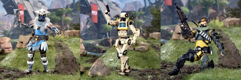 大人気『Apex Legends』アクションフィギュア
第三弾が2021年5月下旬に日本国内にて発売決定！！