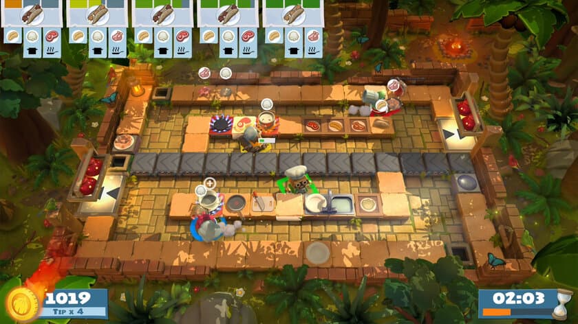 ≪Overcooked!(オーバークック)王国のフルコース≫　
PS4日本語パッケージ版が4月22日に発売決定！
3月4日より予約開始　
クロスプラットフォーム マルチプレイ機能も追加