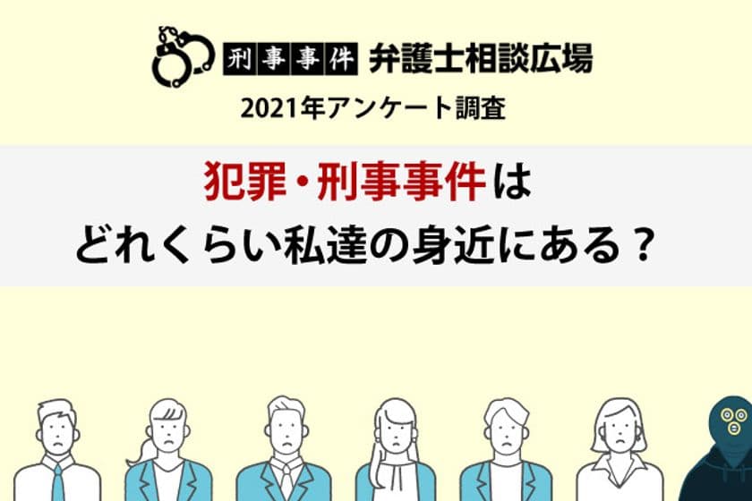 ＜5000人 対象＞10人に1人は身近な人の逮捕を経験！
家族や知人・友人の起こした犯罪　アンケート調査結果