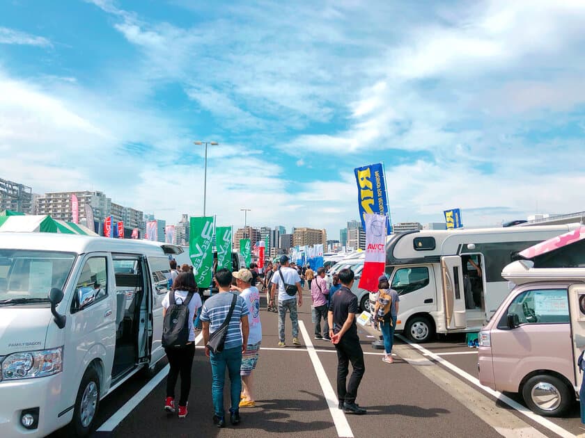 神奈川県下最大級の展示数を誇るキャンピングカー、
春の祭典が相模原で4月17日・18日に開催！