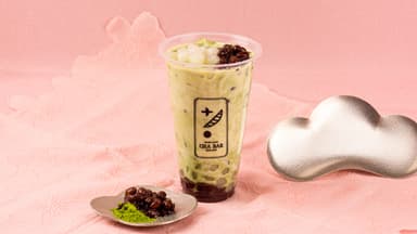 「白玉・抹茶あずきミルク」