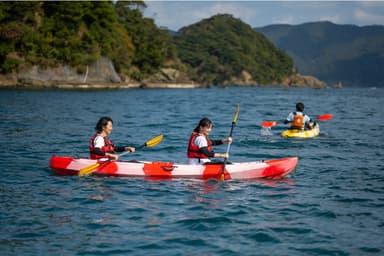 若狭湾の海上をのんびりお散歩「シーカヤック」