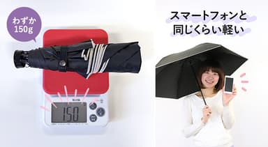 スマホ並みわずか150g