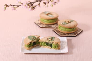 宇治抹茶チーズクリームサンド