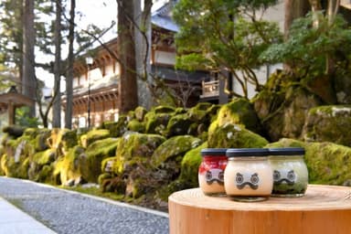 永平寺とだるまプリン