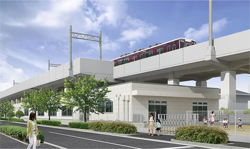 阪急園田駅高架下に保育施設を誘致
～尼崎市内で初の高架下認可保育園が4月1日に開園します～