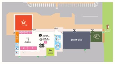 施設内の配置図