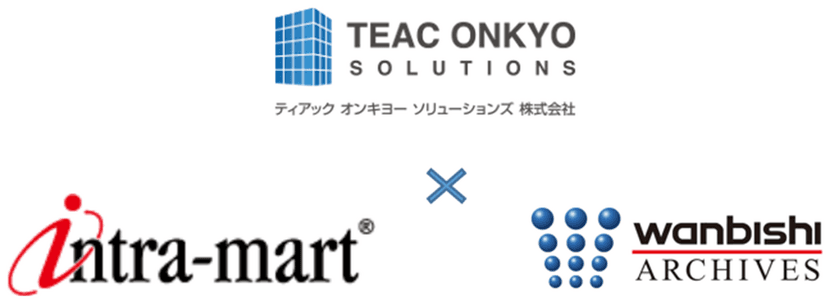 ティアックオンキヨーソリューションズが
Digital Process Automation Platform「intra-mart(R)」と
電子署名・電子契約サービス「WAN-Sign」の
連携ソリューションを提供開始