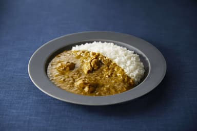 ちぢみ雪菜のチキンカレー