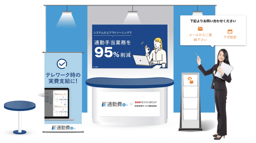 HR EXPOに出展、在宅勤務やオフィス縮小など
働き方が変わるいま必要な通勤手当のシステム化についてご紹介