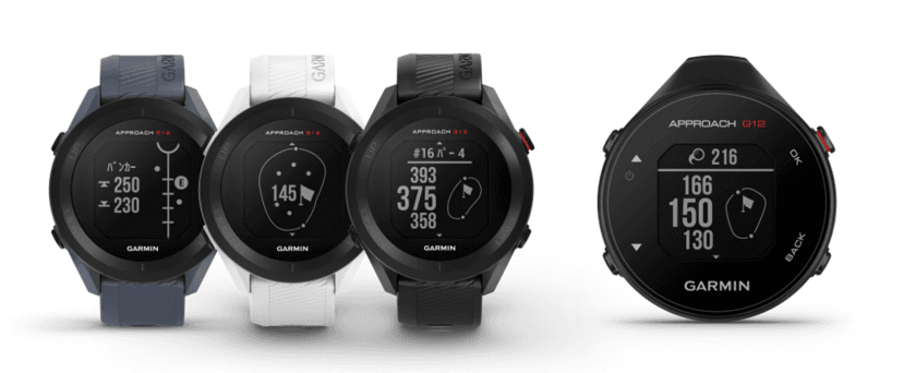 Garmin　シリーズ最軽量のGPSゴルフナビ　
腕時計型『Approach S12』、
ハンディ型『Approach G12』を発売