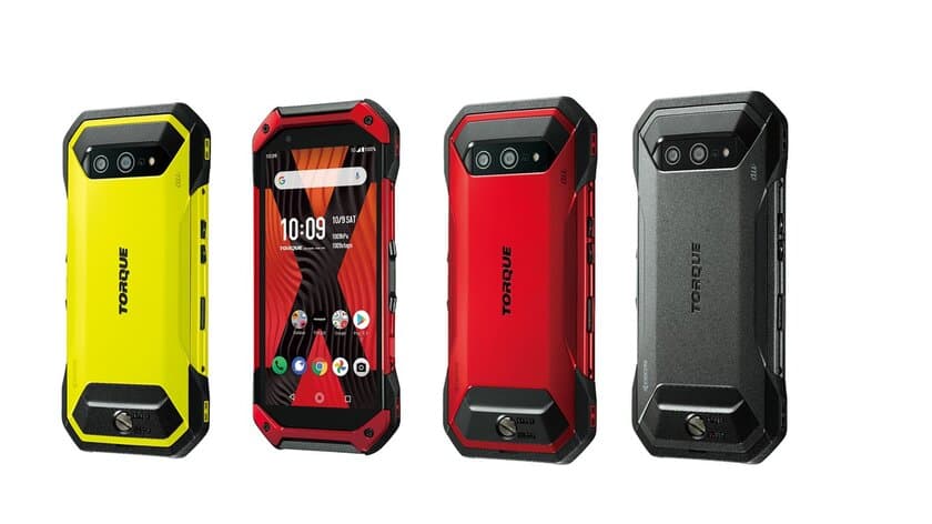 京セラ製タフスマホ「TORQUE(R) 5G」と
「TORQUE(R) 5G Coleman LIMITED」
KDDI直営店やイオンモールなどでタッチ＆トライを実施