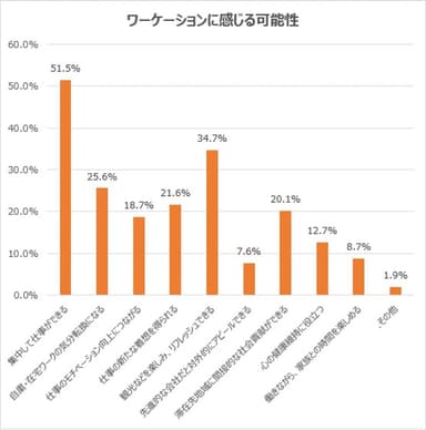 ワーケーションに感じる可能性