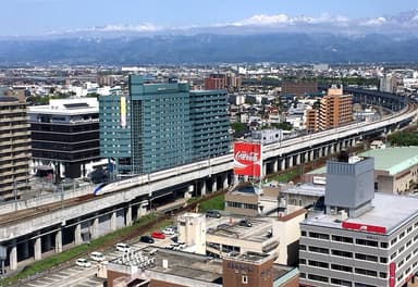 東横INN客室から