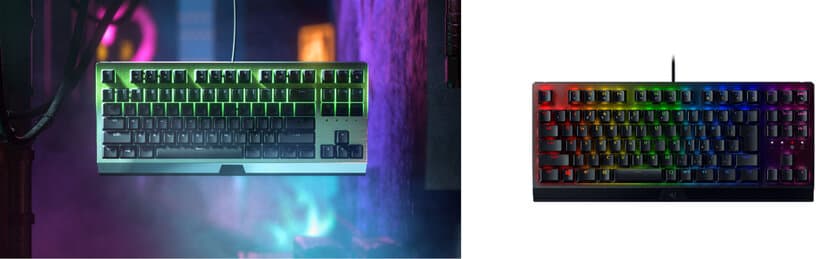 Razer、改良されたハウジングの
BlackWidow V3 Tenkeyless、
Hammerhead True Wireless Pro、
Iskurの限定色を4月23日(金)に日本国内で発売