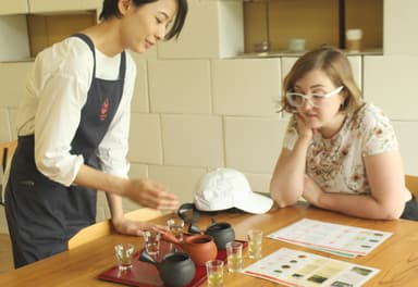 煎茶飲み比べ体験