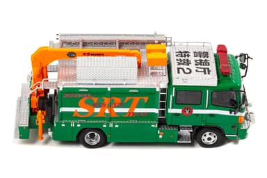 RAI'S 1/43 日野 レンジャー 2017 警視庁警備部特殊救助隊特型機動救助車両(SRT)：右横