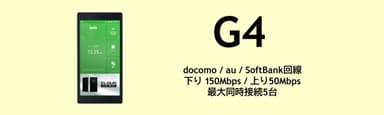 取扱商品：G4