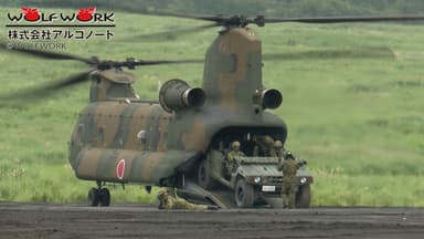 CH-47J輸送ヘリコプター